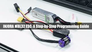 INJORA MBL32 Micro Brushless ESC Programming Guide [upl. by Norven]