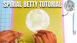 HOW TO MAKE A SPIRAL BETTY EASY CRICUT PROJECTS FOR BEGINNERS [upl. by Martinsen]