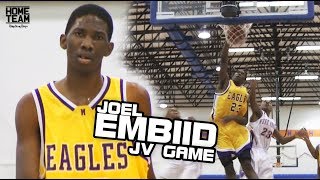 Joel Embiid Playing JV Was Just Unfair Game Highlights [upl. by Dionne]