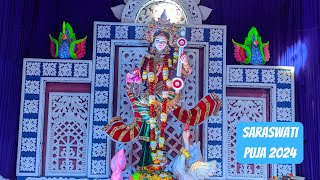 Saraswati Puja 2024NARAYANGANJ BANGLADESHsaraswatipuja saraswati [upl. by Kcirdahs]