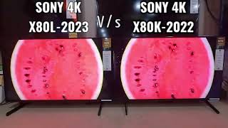 Sony X80l Vs X80K picture composition [upl. by Knitter380]