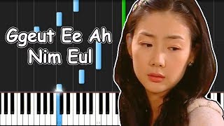 Escalera al Cielo  Ggeut Ee Ah Nim Eul Piano Tutorial [upl. by Valorie920]