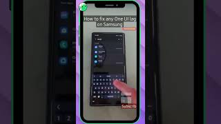 How To Fix Samsung Lag  Oneui Lag Fix  Samsung LAG FIX [upl. by Nellir]