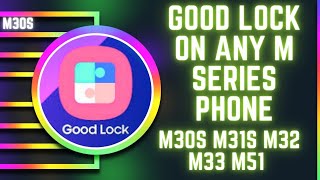 Good Lock On M Series GoodLock Samsung Tech Viral [upl. by Aihsel]