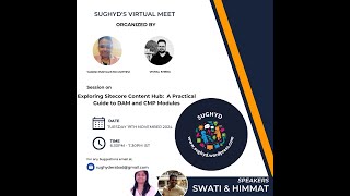 SUGHYD Virtual Meet on 19th November 2024 [upl. by Nyliahs373]