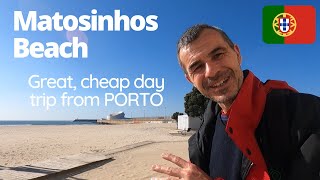 Matosinhos Beach  Best Cheap Day Trip from Porto [upl. by Eidson]