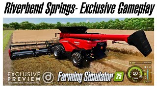 FS25 Riverbend Springs  Gameplay amp Equipment  Farming Simulator 25 [upl. by Neirad315]