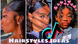 Hairstyle Ideas For 4a4b4c Hair On TikTok 🌟 Black women [upl. by Luapleahcim]