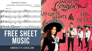 Amorcito Corazon  Mariachi Sol De Mexico  Transcription [upl. by Saunder425]