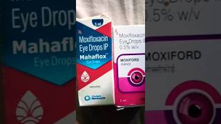 Mahaflox Eye drops Moxiford Eye dropsMoxifloxacin Drop [upl. by Assiran118]