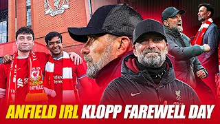 Anfield IRL Scenes Klopps Farewell [upl. by Hareenum]