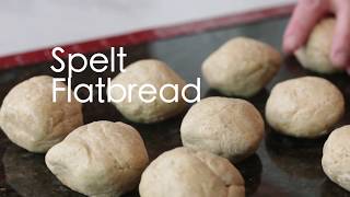 How To Make Spelt Flatbread [upl. by Heimer]