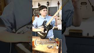 Fine tuning the action after adding a shim  Luthier tips amp tricks guitarrepair [upl. by Aisetal791]