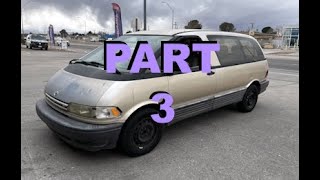 Part 3 Reviving the 500 1996 Toyota Previa Egg Van [upl. by Myers]