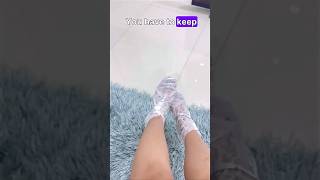 Viral Exfoliating Feet Mask 🤯 viral shorts [upl. by Ahsaei625]