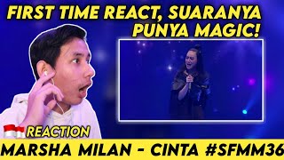 Marsha Milan  Cinta SFMM36 INDONESIA REACTION [upl. by Yrad802]