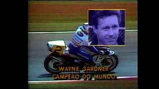 1987 Brazilian 500cc Grand Prix Highlights [upl. by Fauch]