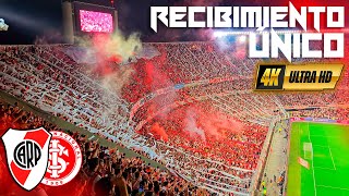 🔥El RECIBIMIENTO MONUMENTAL de RIVER vs Inter Bra 4K  Libertadores 2023 [upl. by Calderon]