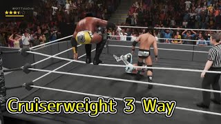 Cedric Alexander VS Adam Cole VS Sin Cara 【WWE2K19】 [upl. by Aitas]