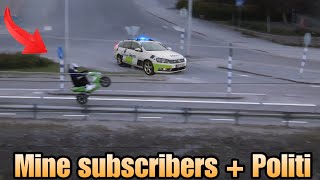 Mine Fans Jages Af Politiet på Ulovlige Scootere VILD JAGT [upl. by Imehon]