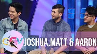 Joshua Matt and Arron talk about their achievements  GGV [upl. by Hgielime]