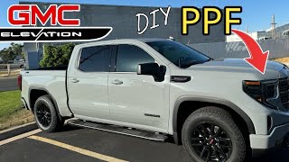 2024 GMC Sierra 1500 Elevation DIY PPF amp Window Tint  Paint Protection Film [upl. by Jaimie]