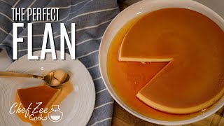 How To Make Flan  Flan de Leche Condensada  Chef Zee Cooks [upl. by Georas]