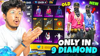 FREE FIRE NEW STORE I GOT EVERYTHING IN MY NOOB ID SPENDING 9999 DIAMONDS💎 GARENA FREE FIRE [upl. by Nahtnhoj]