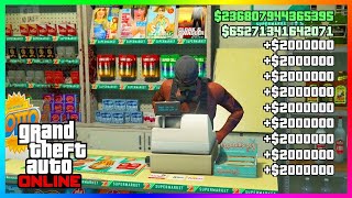 How To Rob A Store For 2000000 In GTA Online GTA 5 Money Glitch [upl. by Erlandson932]