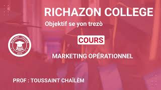 Cours Marketing Opérationnel 7 [upl. by Ymor]