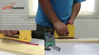 Unitacker staple gun video [upl. by Ahsart]