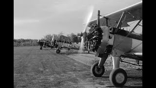 New Brunswick Forest Protection Ltd Stearmans 1954 [upl. by Ahsiel]