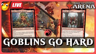 🔴 LIVE  Can Mono Red Goblins Work in Standard  MTG Arena [upl. by Roxanna]