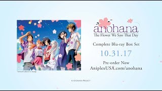 anohana  The Flower We Saw That Day  TV Series English Dub Trailer [upl. by Suiramad837]