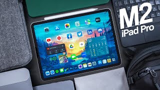 M2 iPad Pro Review 6 MONTHS LATER  My FAVORITE Accessories To Use in 2023  Raymond Strazdas [upl. by Ocirederf]