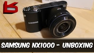 Samsung NX1000 WIFI Smart Camera  Unboxing [upl. by Neeloc]