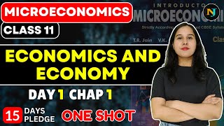 Economics and Economy  ONE SHOT  Microeconomics  Class 11  TR Jain  Neha Jangid [upl. by Levania]