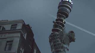 BT Tower Destruction [upl. by Eiggam]