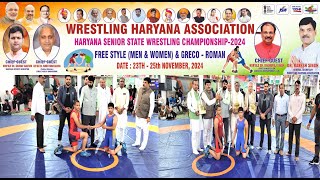 Haryana Senior State Wrestling Championship 2024 youtubechannel viralvideo mma wrestling [upl. by Isleen]