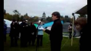 John MacLean Occupy Olympia Speech [upl. by Norrej]