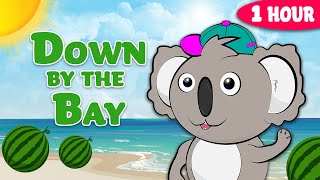 Down By The Bay Color Rap  more 1 HOUR kiddokoala Songs [upl. by Georgeanne]