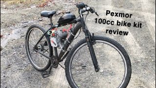 Pexmor 100cc bike kit review [upl. by Orgel724]