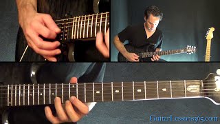 Ride the Lightning Guitar Solo Lesson Part 2  Metallica [upl. by Nasya123]