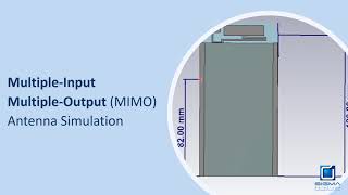 SIMULIA CST Studio Suite MIMO Mobile Phone Antenna [upl. by Engleman]