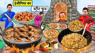 Bangalore Software Engineer Street Food Fried Rice Chicken Pakoda Pizza Hindi Kahani Moral Stories [upl. by Aynnek]