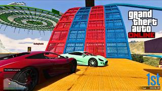 Gta Online you need to try this XA 21 Parkour  Gta Parkour  Stunt Race [upl. by Greenlee998]