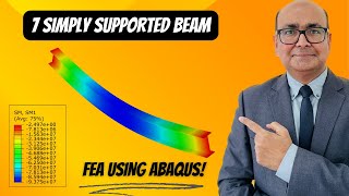 7 How to draw Shear Force and Bending moment diagram of simply supported beams – ABAQUS Tutorial [upl. by Nahtonoj]