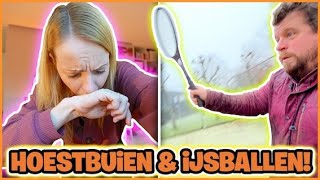 HEFTiGE HOESTBUiEN amp iJSBALLEN TENNiS MET DE MANNEN  Bellinga Vlog 3037 [upl. by Stephie259]