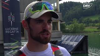 Weltcup Luzern 2018 Lars Wichert im Interview [upl. by Einahc]