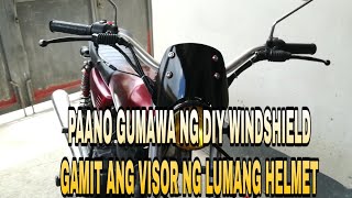 DIY WINDSHIELD For Scrambler Build [upl. by Vary]